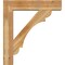 Ekena Millwork Olympic Block Rough Sawn Bracket w/ Offset Brace, Western Red Cedar, 8"W x 36"D x 40"H BKT0806X36X40OLY05RWR - alternate 2